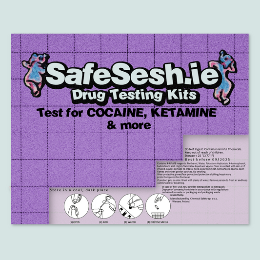 Cocaine, Ketamine, Cathinones & More Single-Use Test Kit (1 Test)